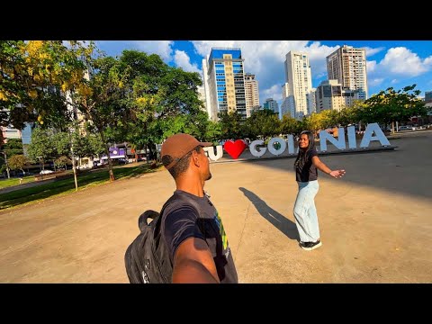 EXPLORANDO GOIÂNIA! A capital mais verde do Brasil com Felipe e Jessyka 🌳🏍️