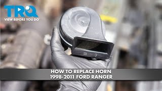 How to Replace Horn 1998-2011 Ford Ranger