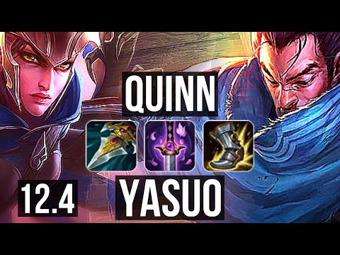 QUINN vs YASUO (MID) (DEFEAT) | Rank 1 Quinn, Legendary | NA Challenger | 12.4
