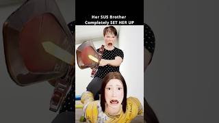 Her SUS Brother Completely SET HER UP #shortsfeed #funny #story