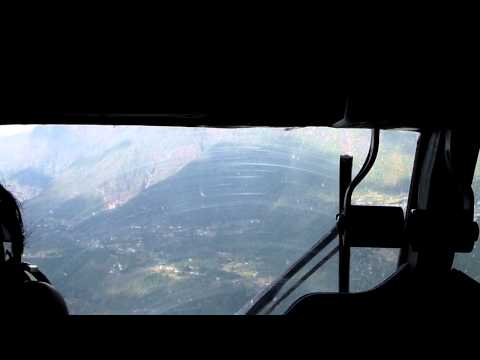 Lukla landing