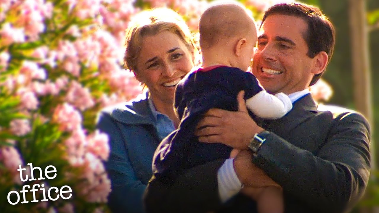 Michael Scott being born to be a father for 15 minutes straight - The Office US