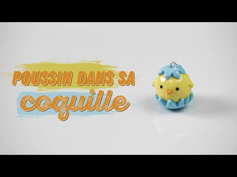 Polymer Clay Tutorial - Poussin dans sa Coquille