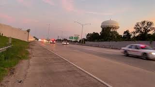 Shreveport Police Escort Fallen Shreveport Firefighter