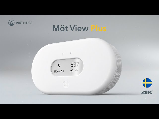 YouTube Video - Airthings View Plus - Product Video - 45-sec - SE