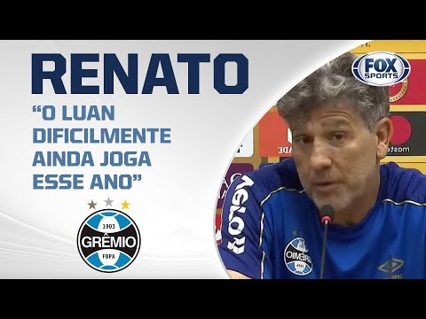 RENATO GAÚCHO FALANDO! Treinador do Grêmio concede entrevista coletiva antes da decisão de amanhã