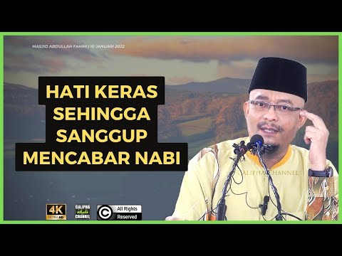 DATO USTAZ KAZIM - ORANG YANG KERAS HATI HINGGA SANGGUP MENCABAR NABI