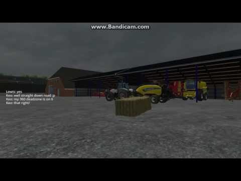 Farming Simulator 15 - Why is there a floating bale?