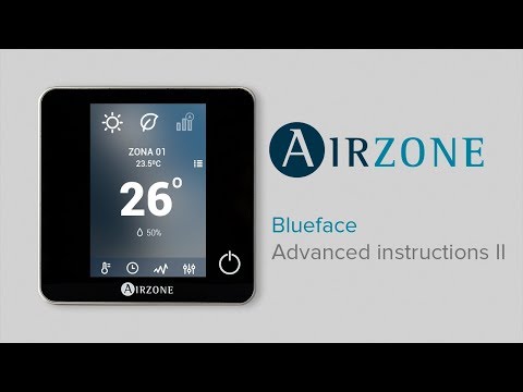 Airzone Blueface Thermostat: Advanced instructions for use II