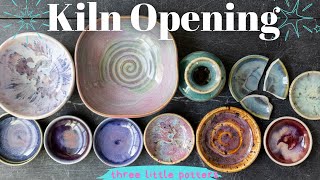 Kiln Opening 32: Not all openings are perfect.