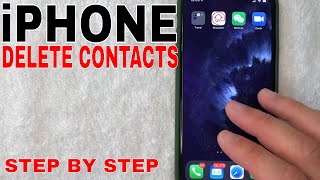 ✅  How To Delete Contacts In iPhone 🔴