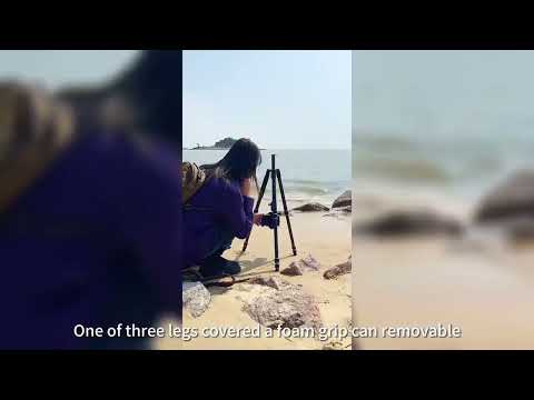 Kingjoy carbon fiber travelling tripod monopod G55C for photography walking pole