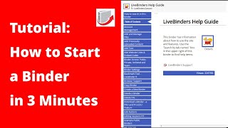 Digital Binders: How to start a binder in 3 minutes