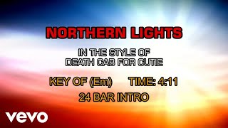 Death Cab for Cutie - Northern Lights (Karaoke)