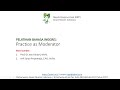 Pelatihan Bahasa Inggris: Practice as Moderator | Prof. Dr. Issy Yuliasri, M.Pd. Pelatihan Bahasa Inggris: Practice as Moderator | Prof. Dr. Issy Yuliasri, M.Pd.
