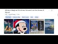 Happy 25th Anniversary From Mickey S Magical Christmas Snowed In At The House Of Mouse 2001