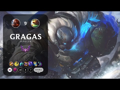 Gragas Jungle vs Rammus - KR Master Patch 12.21