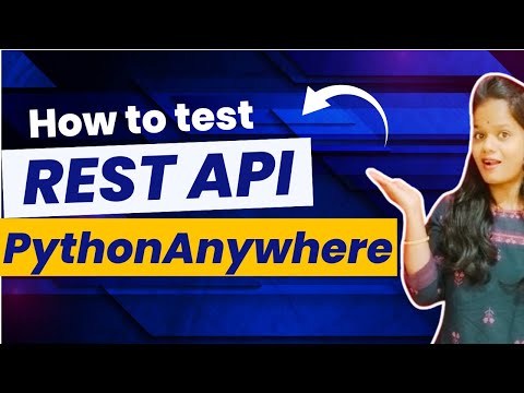How To Test Rest Api In Pythonanywhererest Api Pythonanywhere Pythonanywhere Api Infysky Python