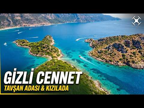 Fethiye Tavşan Adası & Kızılada Drone Görüntüleri | Turkey Mediterranean Islands