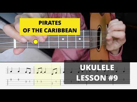 Pirates of the Caribbean on ukulele (LESSON 9)