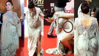 Pregnant Actress Preeta aka Shraddha Arya looking Uncomfortable with Heavy Baby Bump