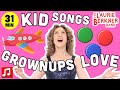 Kid Songs Grownups Love (31 minutes) 🎵 Laurie Berkner Band | The Airplane Song, Bottle Caps & More