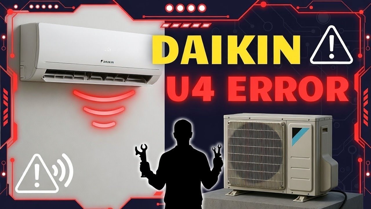 How to fix Daikin u4 error 