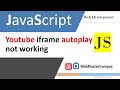 Javascript Autoplay Youtube Video and Redirect When Video Ended