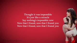 Carly Rae Jepsen - Now That I Found You (FGL Official Lyrics)