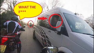 KNOCKOUT! WHEN BIKERS FIGHT BACK!  ULTIMATE MIRROR SMASHING  ROAD RAGE 2021