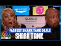 10 Super Fast Shark Tank Deals
