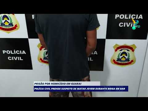 Prisão por homicídio em Guaraí