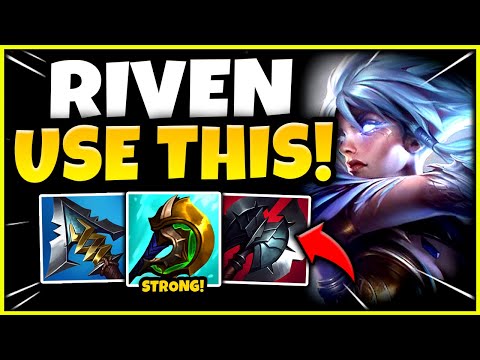 RIVEN'S DIVINE BUILD 100% CRUSHES THE NEW PATCH! - S12 RIVEN TOP GAMEPLAY! (Season 12 Riven Guide)