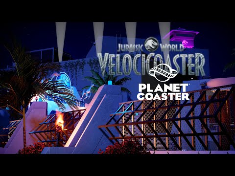 Jurassic World: VelociCoaster Night [Front] POV - Universal's Islands of Adventure (Planet Coaster)
