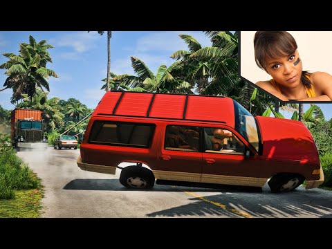 BeamNG Drive - Car Crash Simulation Lisa Lopes