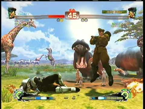 SSF4AE:  M.Bison (aka jojo 360) vs. M.Bison (unih)  SD