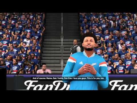 NBA 2K16 - MyCareer Season 2 (Playoffs)  Okc vs Kings Game 1 MVP award