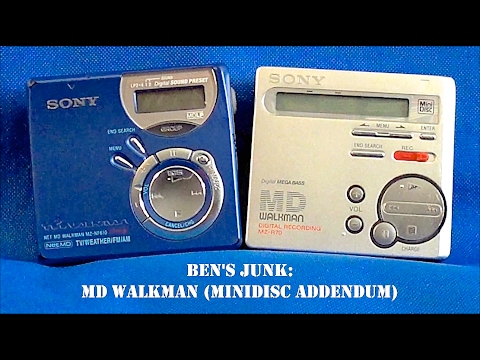 Oddity Archive: Episode 120.5 – Ben's Junk: MD Walkman (Minidisc Addendum)
