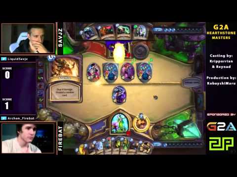 G2A Hearthstone Masters: Savjz vs Firebat (03.12.2014)