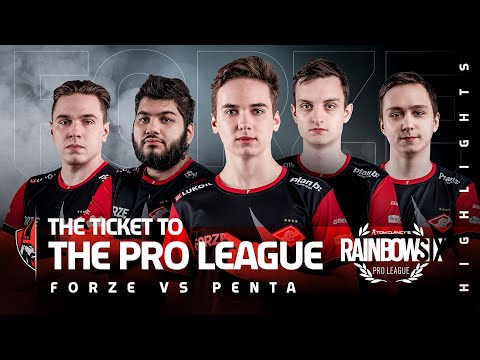 WE ARE GOING TO THE PRO LEAGUE: forZe vs. PENTA R6: Siege Highlights  - p4sh4’s SICK ACE