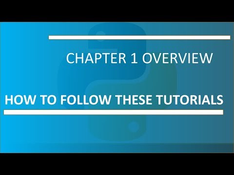 Chapter 1 Overview and How to follow upcoming tutorials