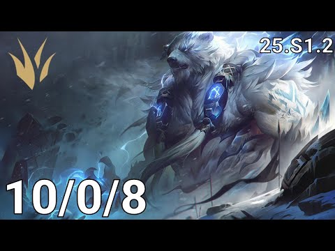 Volibear Jungle vs Viego - EUW diamond | Patch 25.S1.2