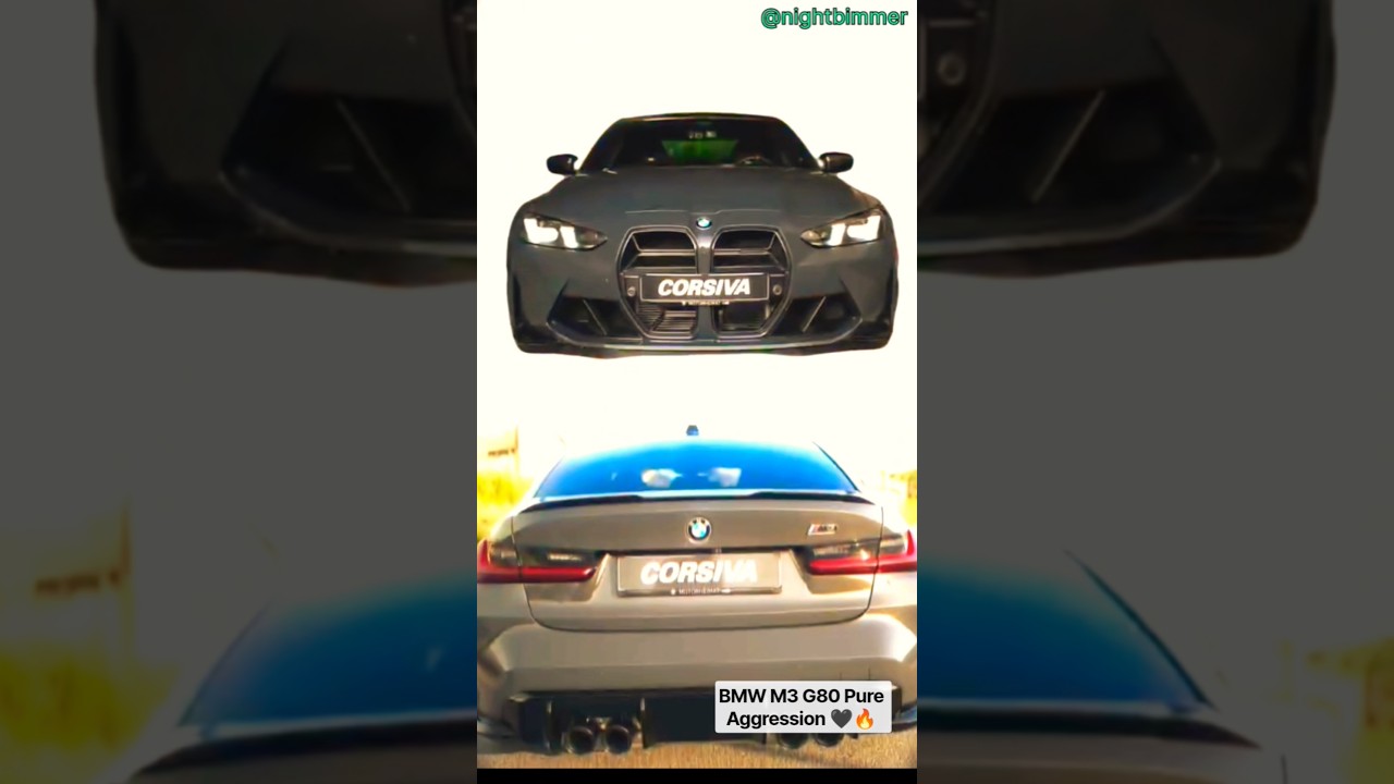 BMW M3 G80 Pure Aggression 🖤🔥 shorts #trending #viral
