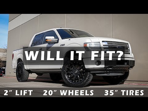 Ford F-150 - 2" Level, 20" Wheels, 35" Tires | Will it Fit |