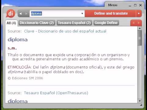 Definición de diploma
