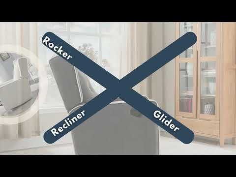 Odelia Swivel Glider Rocker Recliner | Nursery Glider Recliner Chair | Naomi Home | OJCommerce