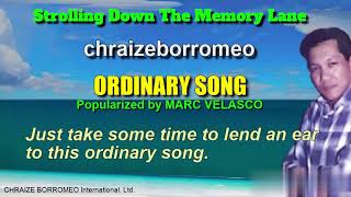 Download lagu ORDINARY SONG - Cover by chraizeborromeo (w/Lyrics) mp3