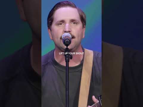 "Lift up your shout. Let us join with all of Heaven singing Holy."