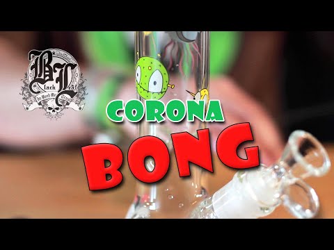 BreitTV - Corona Bong von Black Leaf mit Enail Dabben