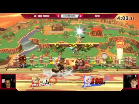 VS Weekly 4/20/17 - Losers Semis - NickRiddle (ZSS) vs. Dath (Robin) - Smash 4
